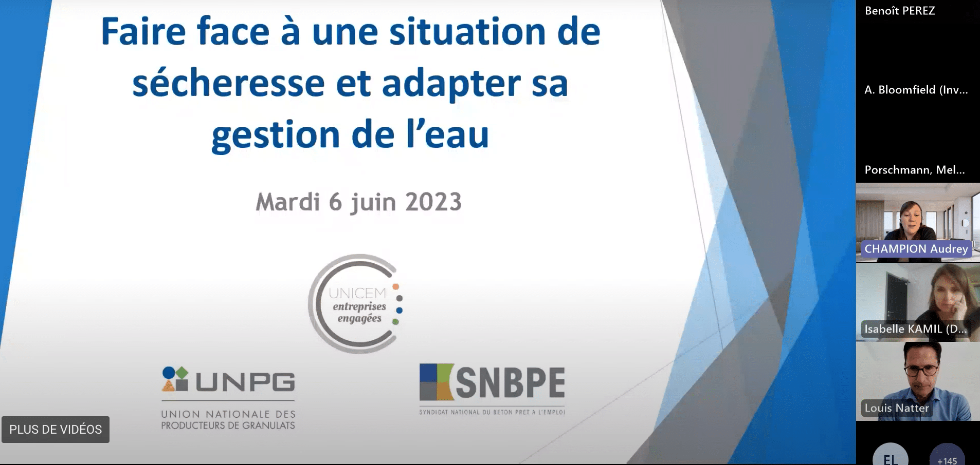 FAIRE FACE À UNE SITUATION DE SÉCHERESSE ET ADAPTER SA GESTION DE L’EAU